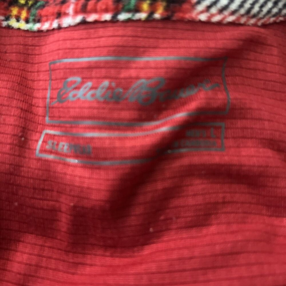 Eddie Bauer Ladies Holiday Christmas Truck Novelty Cozy Pajama Top Size L - Picture 6 of 8